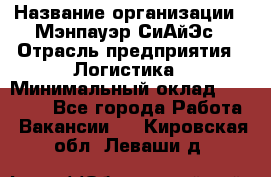 Sales support specialist › Название организации ­ Мэнпауэр СиАйЭс › Отрасль предприятия ­ Логистика › Минимальный оклад ­ 55 000 - Все города Работа » Вакансии   . Кировская обл.,Леваши д.